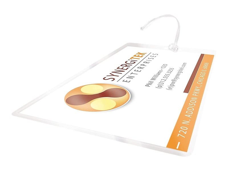 Gbc Swingline Laminating Sheets, Thermal Laminating Pouches, Badge/Id Card Size, 10 Mil, Heatseal Longlife, 100 Pack (3202104) - Image 2